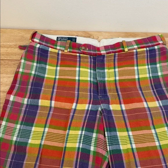 Ralph Lauren Men's Colorful Plaid Chinos